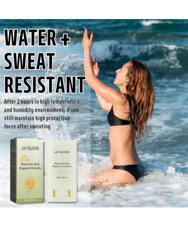 Matte Sun Stick Sunscreen Stick Water Proof and Long-Lasting Korean Sunscreen SPF 50+ Face Body Suncream UVA&UVB Protetion Suncream Moisturizing Sunscreen Stick Sun Cream SPF50+ for Face Body(18g) - Buy Online on GoSupps.com