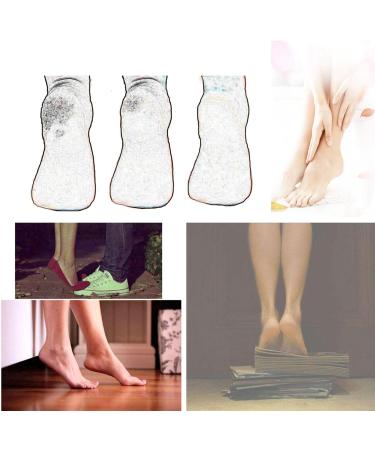 Hobngmuc Pumice Stone and Brush 2 in 1 Multifunctional Foot Care Tools - Gentle Foot Care Tools Anti-Slip Foot Scrubber Anti-Slip Pumice Stone for Feet Men and Women White - Buy Online on GoSupps.com