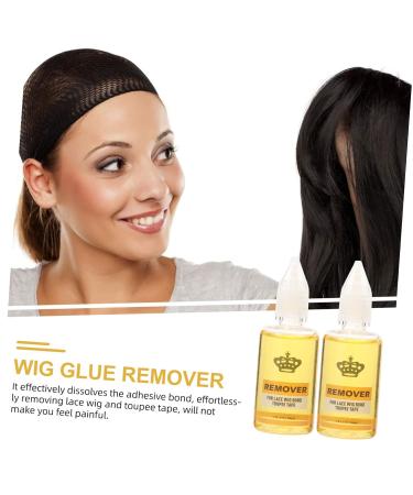 Gogogmee 2 Hair Extension Glue Remover Hair Bonding Remover Bonding Glue Remover Lace Glue Remover Hair Glue Remover Wig Adhesive Glue Remover Glue Remover for Lace Wig 30ml Remover Plastic - Buy Online on GoSupps.com