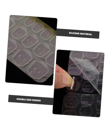 PLAFOPE 50 Sheets Nail Jelly Glue Sticky Tab For False Nails Nail Glue Tab Keywords Silica Gel Tape Double Sided Manicure - Buy Online on GoSupps.com