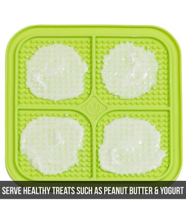 Hyper Pet IQ Treat Licking Mat for Cats & Dogs - Made in USA | Anxiety Relief & Boredom Buster | Slow Feeder Alternative - Buy Online on GoSupps.com