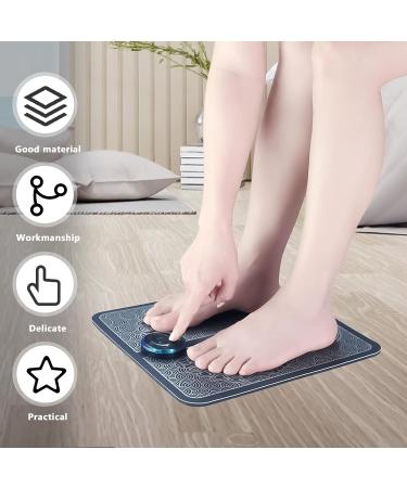 Buy EMS Foot Massage Device - Portable Foldable Intelligent Massage Mat with 8 Modes & 19 Frequencies for Blood Circulation & Muscle Pain Relief | International Shipping Available - Buy Online on GoSupps.com