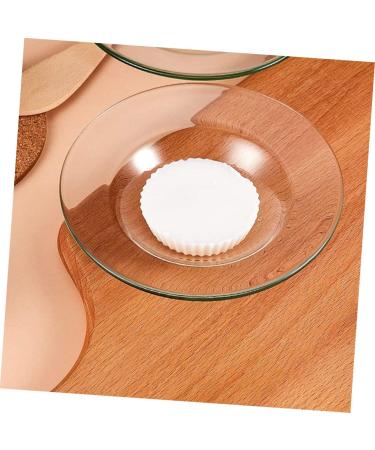 Garneck 6-Piece Glass Bowl Candlestick Set | Candle Heat Plate & Wax Warmer Accessories | Transparent 12x12cm - Perfect for Home D cor - Buy Online on GoSupps.com