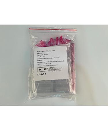 EBANKU Dual Nail Forms Set with 120 Piece Poly Gel Coffin Nail Mold & Accessories - Buy Online on GoSupps.com