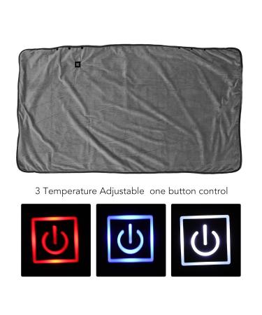 USB Heating Scarf | Soft Electric Throw Blanket | 3 Temperature Settings | Portable & Comfortable Heating Solution - Buy Online on GoSupps.com