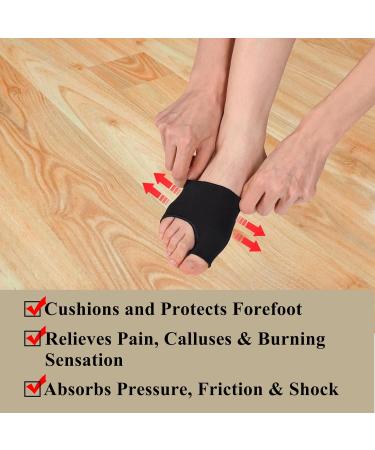 SPORLCO Metatarsal Pads for Foot Pain Relief | 2 Pairs Gel Inserts for Men & Women - Comfortable Cushions for Balls of Feet - Buy Online on GoSupps.com