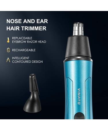 VINATO Electric Trimmer Tool Set - All-in-One Grooming Kit for Men | Body Nose & Beard Trimmer | Perfect Anniversary & Birthday Gifts for Him - Husband Boyfriend Dad - Blue - Buy Online on GoSupps.com