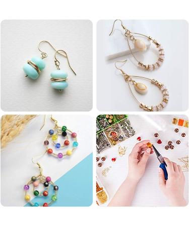 Alexcraft 14k Gold Plated Jump Rings 900PCS - Strong Gold Open Jump Rings Bulk for Jewelry Making - Necklace Bracelet Earrings - 4/6/8/10mm - Buy Online on GoSupps.com