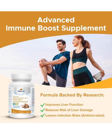 MapleLife Nutrition - Active Hexose Correlated Compound Extract from Shiitake Mushroom - 90 Capsules - Buy Online on GoSupps.com