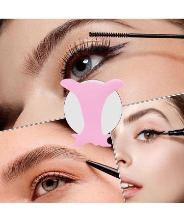 Silicone Eyeliner Stencils - Eyeliner Winged Aid Tool | Eyeliner Stencils Wing Tips | Eye Guide Measure Tool | Microblading Ruler Template For Perfect Winged Tip Cat Eye Brow Beginner Pink - Buy Online on GoSupps.com