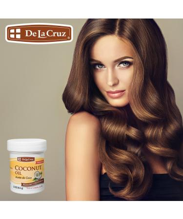 De La Cruz Coconut Oil Moisturizer 2.2 oz - Nourishing Hydration for Skin & Hair - Buy Online on GoSupps.com