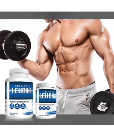 100% Pure Leucine | Instantized Vegan Leucine | 5 Grams of Instantized Vegan Leucine for Protein Synthesis & Recovery | 200 Servings Per Container 1000 G (Unflavoured) Unflavoured 1KG - Buy Online on GoSupps.com