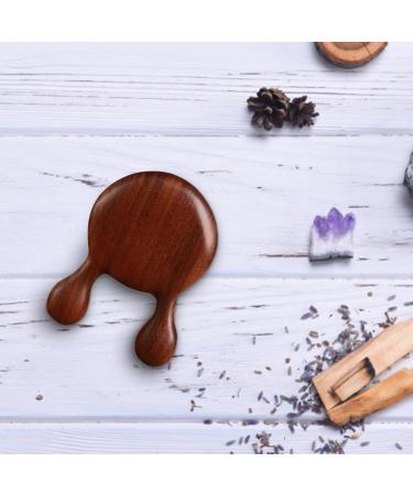 Wood Facial Massage Device & Comb | Ergonomic Natural Massager for Scalp & Face - Comfortable Portable & Smooth Surfaces - Buy Online on GoSupps.com