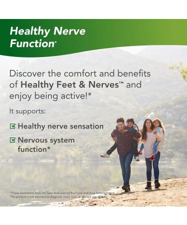 Terry Naturally Healthy Feet & Nerves Supplement - 60 Vegan Capsules (Pack of 2) - Nerve Function Support with B Vitamins & Boswellia - Non-GMO & Gluten Free - Buy Online on GoSupps.com