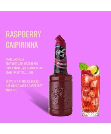 Finest Call Raspberry Puree 1L - Premium Fruit Puree for Cocktails, Cooking & Baking - Buy Online on GoSupps.com