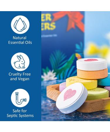 Aofmee 12 PCS Shower Steamers - Aromatherapy Relaxation Gifts for Mom, Wife - Perfect for Christmas, Birthday, Valentines - Shower Bombs for Women - Buy Online on GoSupps.com