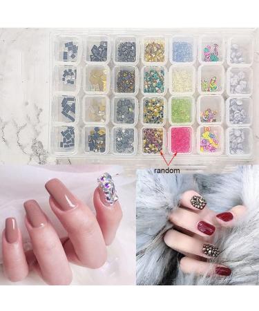 28-Grid Nail Nail Steel Beads Nail Art Cellphone for Case Ornament for Nail Art Decoration Jew 28-Grid Nail Nail Steel Beads Nail Art for Nail Art - Buy Online on GoSupps.com