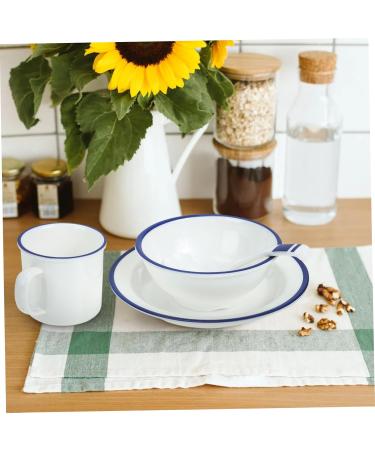 1 Set Bowls Serving Bowl Soup Rice Food Restaurant Kitchen Plate Cup Melamine Table Dinnerware and - Buy Online on GoSupps.com