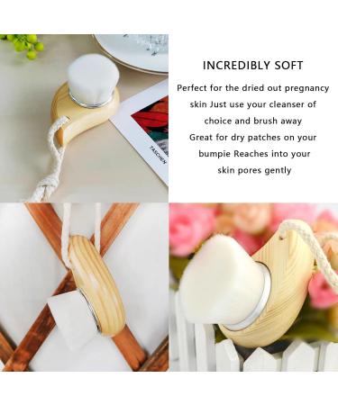 Buy Soft Bristle Face Washers - 2 Pack Face Exfoliating Scrub Brush for Deep Pore Cleaning & Skincare | Silvery - Buy Online on GoSupps.com