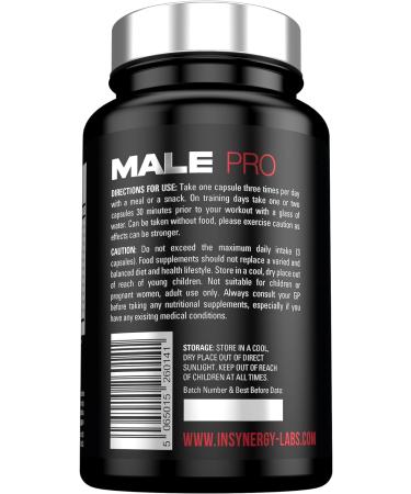 Male Pro Testosterone Booster 12-in-1 | Muscle Growth & Energy Support | Zinc Magnesium Formula | 90 Vegan Capsules - Buy Online on GoSupps.com