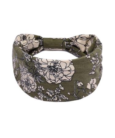 6 PCS Wide Boho Headbands Set 2 for Women - Non Slip Sweat Fashion Headwraps for Workout, Sports, Yoga - Elastic Bandana Hair Bands, Large Headwear fit All Sizes - Buy Online on GoSupps.com