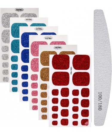 Formicone Self-Adhesive Toenail Film - 352 Nail Art Stickers with Nail Files & Shaver | Perfect for Easy Toenail Decoration - Buy Online on GoSupps.com
