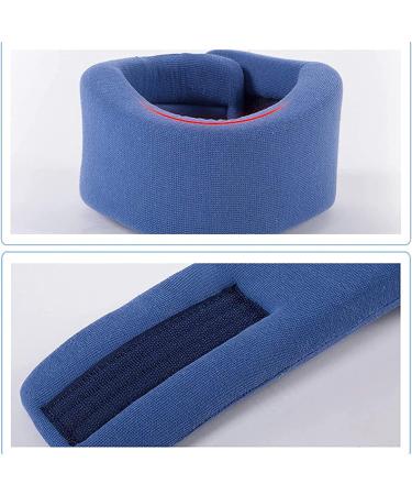 Shop RKNYC Adjustable Neck Support | Soft Sleep Aid for Cervical Spine Relief | Universal Blue L - Buy Online on GoSupps.com