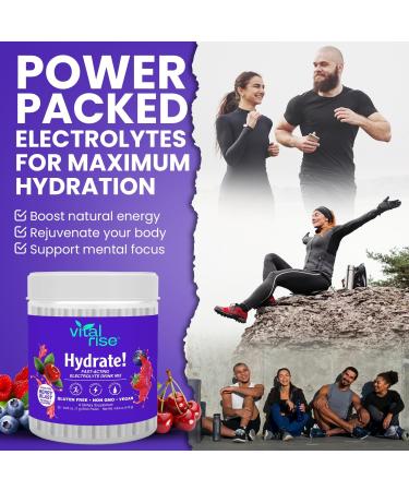 Buy Vital Rise Sugar-Free Electrolytes Powder Packets | Quick Hydration with Low Sodium | Best Electrolytes for Kids & Adults - Buy Online on GoSupps.com