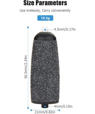 6-Pack Replacement Heads for Finishing Touch Flawless Pedi Electric Tool - 3 Black Coarse and 3 Gray Fine Roller Refills - Buy Online on GoSupps.com