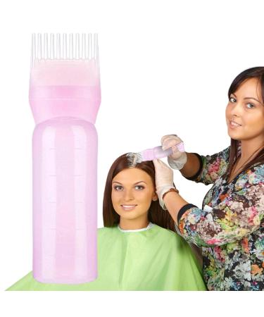 Pink Hair Dye Bottles with Applicator & Brush | Salon Quality Hair Oil Bottles for Easy Application - Buy Online on GoSupps.com