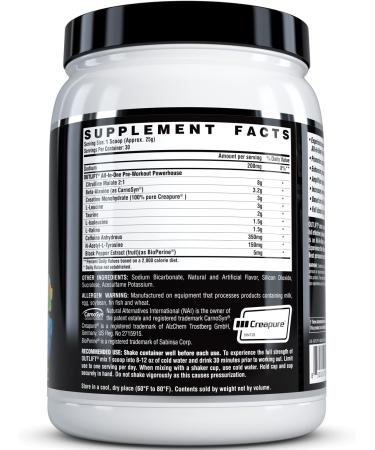 Nutrex Outlift Pre Workout Powder - Clinically Dosed with Creatine, Citrulline, BCAA, Beta Alanine, Caffeine for Energy, Power, and Pump | Gummy Bear Flavor - 30 Servings - Buy Online on GoSupps.com