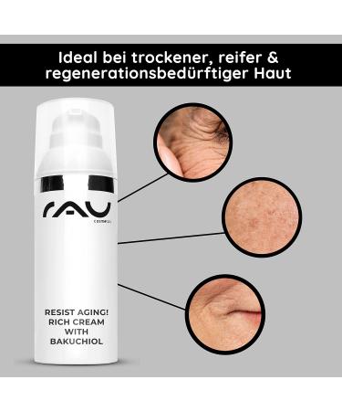  RAU Cosmetics RAU Cosmetics Bakuchiol Anti-Ageing Day Cream with Bakuchiol 50 ml - Buy Online on GoSupps.com