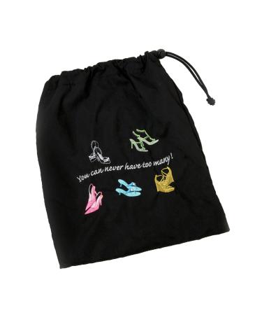Miamica Travel Accessories, You Can Never Have Too Many Shoe Bag, Black - Buy Online on GoSupps.com