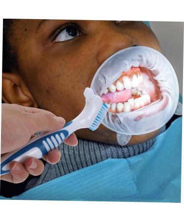 HAPINARY 4pcs Denture Toothbrushes - Double Head PP Material for Effective Cleaning | Buy Internationally - Buy Online on GoSupps.com
