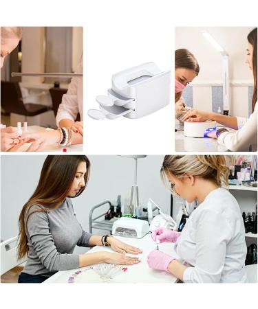 Soaking Powder Tray French Tip Powder Tray French Tip Kit Double Layer Soaking Powder Trays 2-in-1 Soaking Powder Trays Recycling Case - Buy Online on GoSupps.com