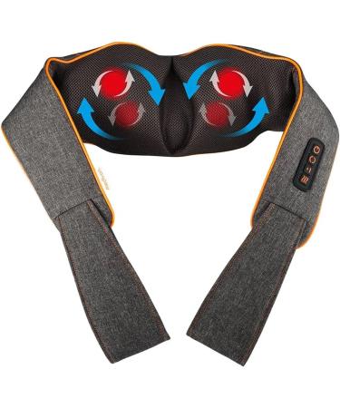 Medivon 3D Shiatsu Neck Massager with Heat - Relief for Neck & Shoulders | Portable Effective & International Shipping - Buy Online on GoSupps.com