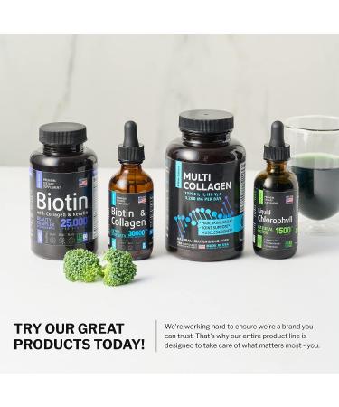 Biotin Collagen Keratin Supplement for Hair Growth, Skin, and Nails - Joint & Gut Health Support - Made in USA - Buy Online on GoSupps.com