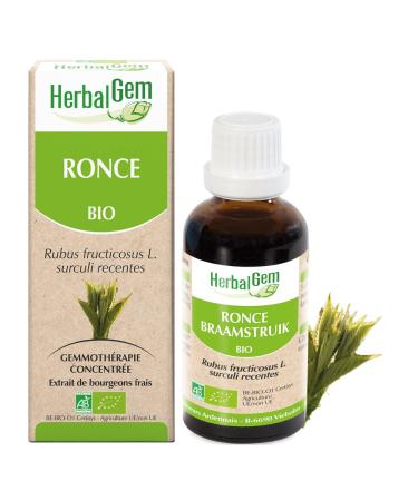 HERBALGEM - Macerate Mother - Organic Rice - Nutritional Supplement Gemmotherapy Concentrated - Fresh Bud Extract - For Respiratory Health and Blood Sugar Level - Vegan - 30 ml