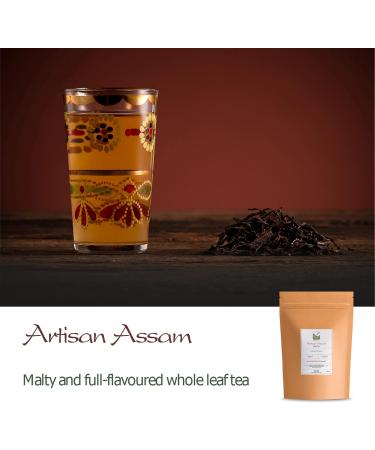 Assam Black Tea from India - Artisan Big Leaf Golden Quality - 100g - Buy Online on GoSupps.com
