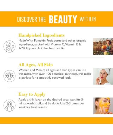 Arista Pumpkin Enzyme Mask - Exfoliating & Clarifying Treatment for Uneven Tone, Fine Lines, and Dullness - 4 fl. oz - Buy Online on GoSupps.com