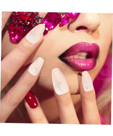WOFASHPURET 1 Set Nail Patch Nail Files Fingernail File French Decor Nail Decals Full Cover Nails Diy Nail Accessory Salon Diy Nail Decor Fake Nail Stickers X4 Girl - Buy Online on GoSupps.com
