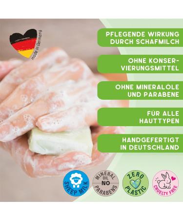 MY SOAP sheeps milk soap Natural by accentra handmade sheeps milk soap MY SOAP in cardboard box 100g motifscent aloe vera PU 6 - Buy Online on GoSupps.com