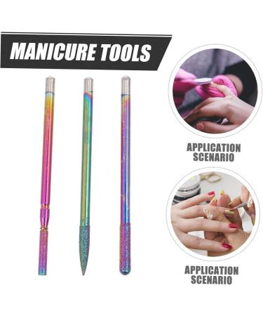 FRCOLOR 1 Set Nail Polisher Manicure Bits Cuticle Remover Bits Nail Polishing Drills Manicure Head Handpiece File Nail Drill Bit Accessory Alloy Tungsten Steel Clean Russia medium As Shown - Buy Online on GoSupps.com