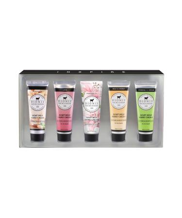 Dionis Goat Milk Skincare Hand Cream Gift Sets - Assorted Scented Travel Size Hand Creams In a Gift Box - Mini Hand Lotion Self Care Gifts for Women Cruelty Free Lotion For Dry Skin Inspire 2024