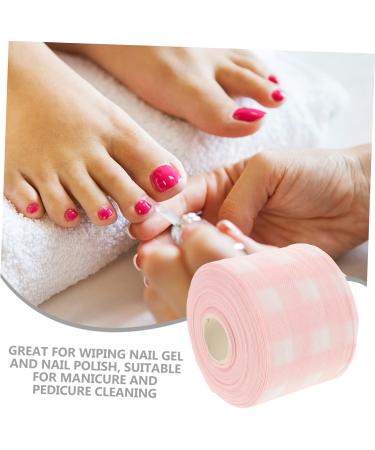 FRCOLOR 3 Rolls Nail Remover Towel Manicure Cotton Cleaning Accessories Nail Wipes Nail Art Cleaner Pads Manicure Wipe Cloth U-shaped Nail Lash Tool Nail Cleansing Pad Pure Cotton - Buy Online on GoSupps.com