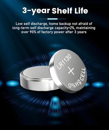Buy YKM 10 Pack LR1130 AG10 Alkaline Batteries - Ideal for Calculators & Watches | International Shipping - Buy Online on GoSupps.com
