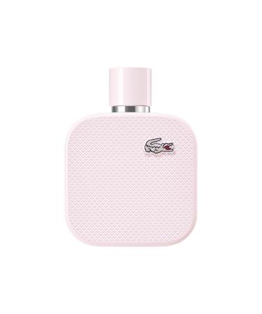 Lacoste L.12.12 Rose Eau de Parfum - Long Lasting Fragrance with notes of Mint Rose & Cedarwood - Floral & Fruity - 3.3 fl. oz.