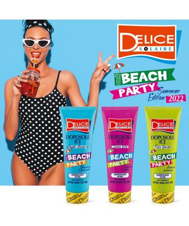 After Sun Ice Angelo Azzurro Beach Party - refreshing gel 250 Ml - Buy Online on GoSupps.com