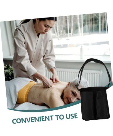 Angoily Adjustable Masseur Bunkbag with Bottle Pocket - Essential Oil & Lotion Storage Hip Bag for Massage Salons - Buy Online on GoSupps.com