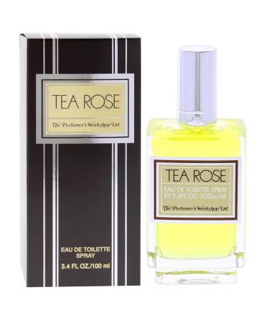 Perfumers Workshop Tea Rose for Women - 3.4 oz EDT Spray 3.4 Fl Oz (Pack of 1) - Buy Online on GoSupps.com